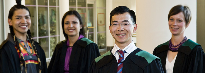 James Andrew Makokis, Jessica Dunkley, Long Truong, Sylvianne Clément