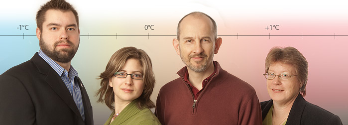 Philip Bonnaventure, Megan James, Antoni Lewkowicz and Sharon Smith