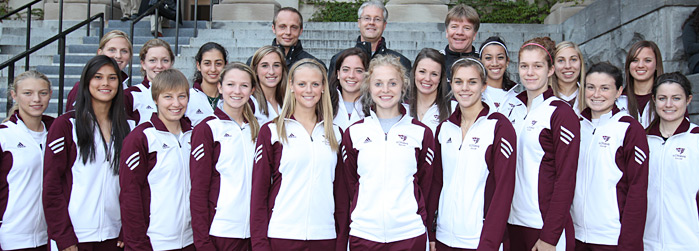 uOttawa Gee-Gees women’s soccer team on the eve of their departure to the national championship to be held in Montreal Nov. 9-13, 2011