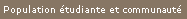 Population étudiante et communauté