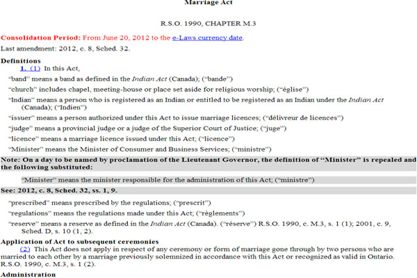 Screenshot of E-Laws Full Text.
