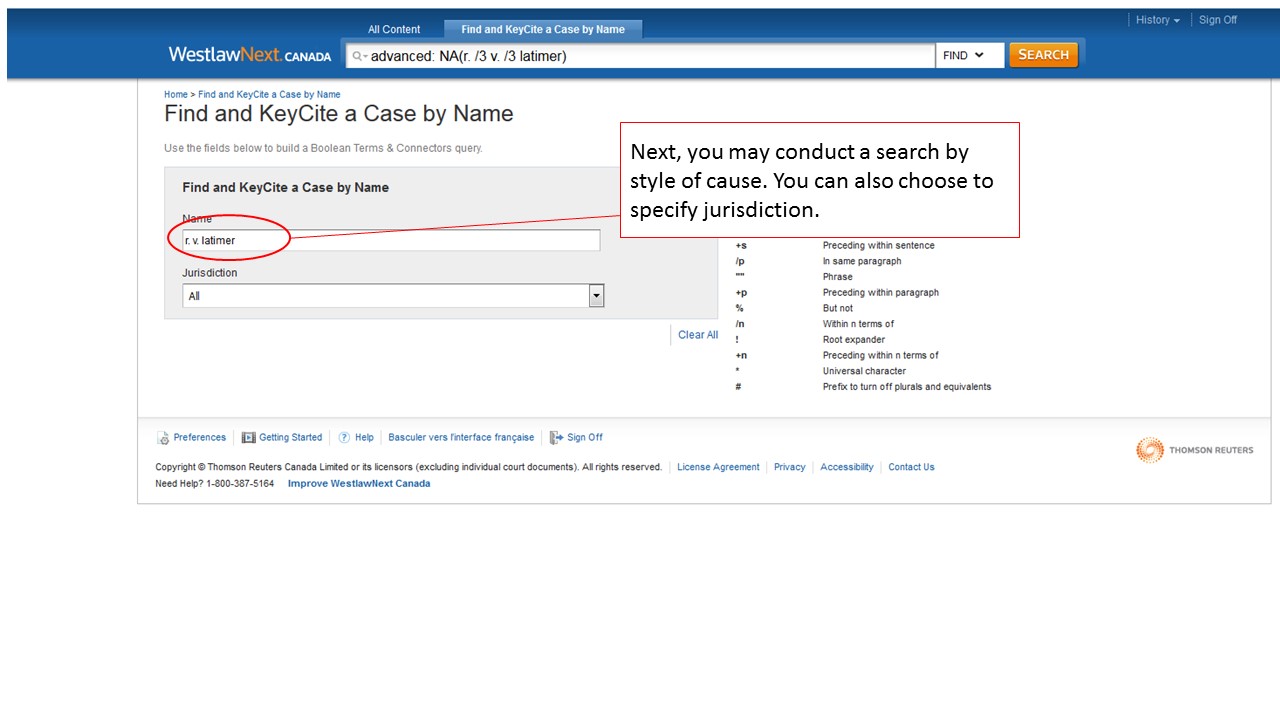 A screenshot of the Related Info tab on the KeyCite website.